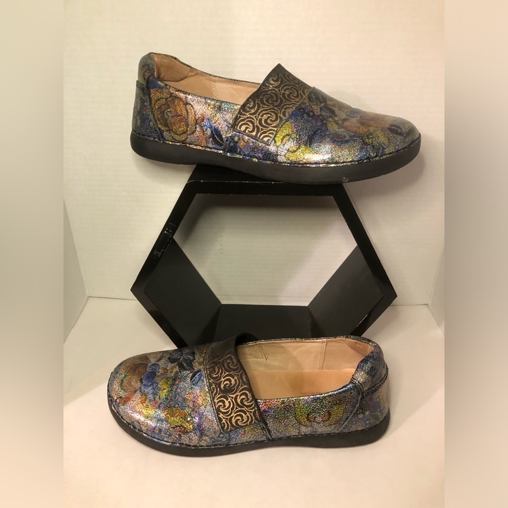 Alegria Colorful Women's Slip-On Shoes - Picture 4 of 16